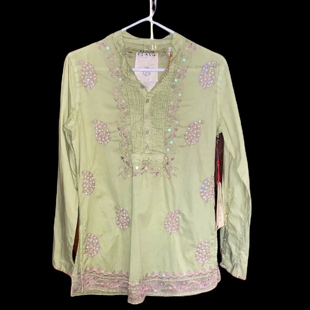 NWT Da-Nang Embroidered Tunic